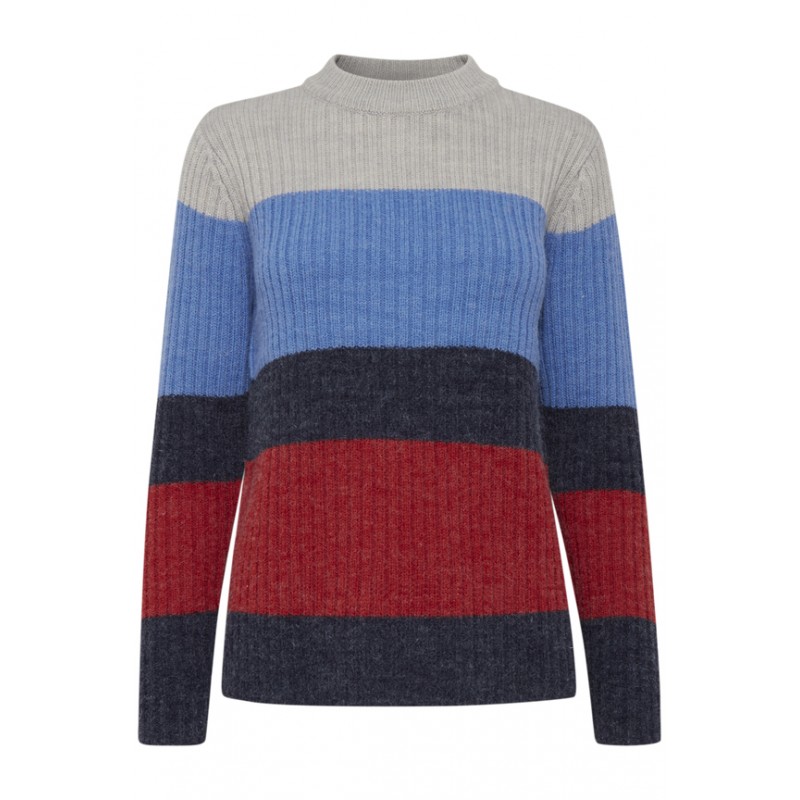 Πουλόβερ Ριγέ Πολύχρωμο Fransa