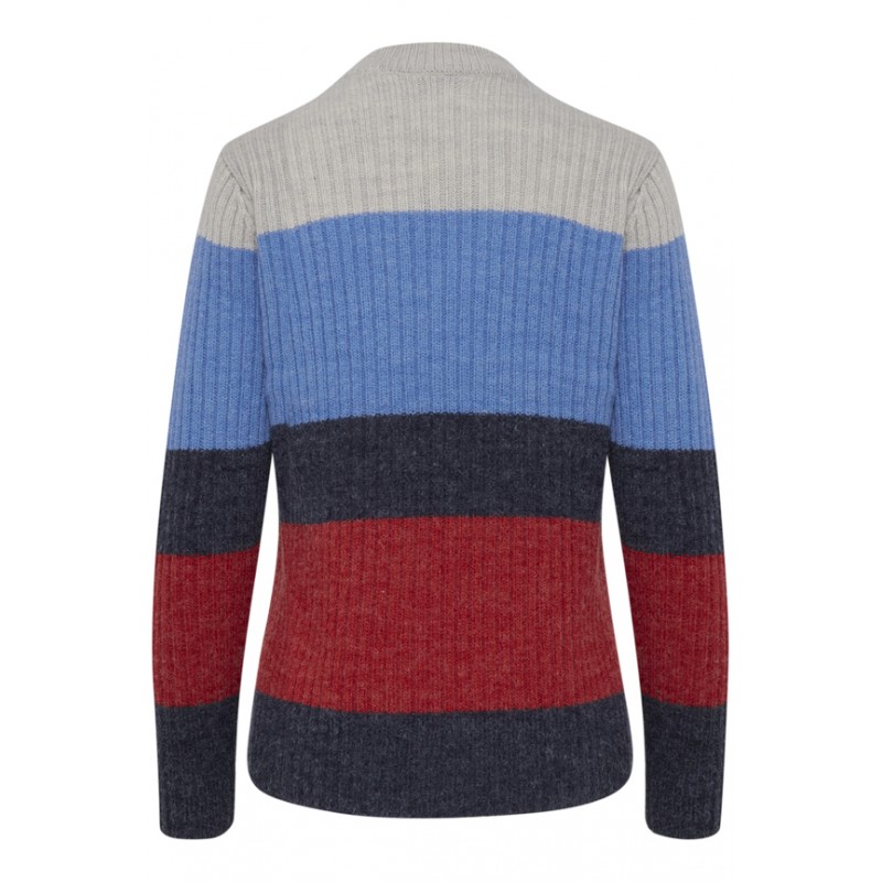 Πουλόβερ Ριγέ Πολύχρωμο Fransa