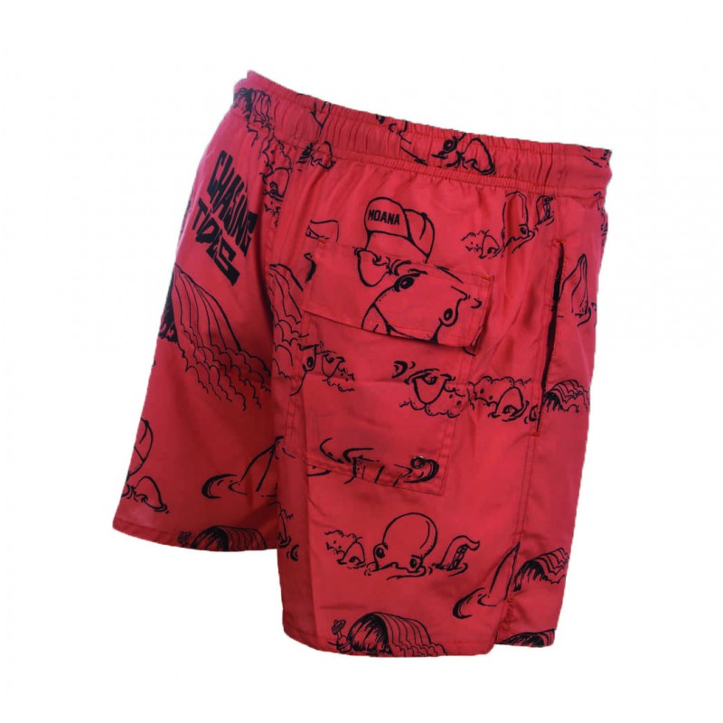 Μαγιό Εμπριμέ Silk Αδιάβροχο 4198 Πορτοκαλί